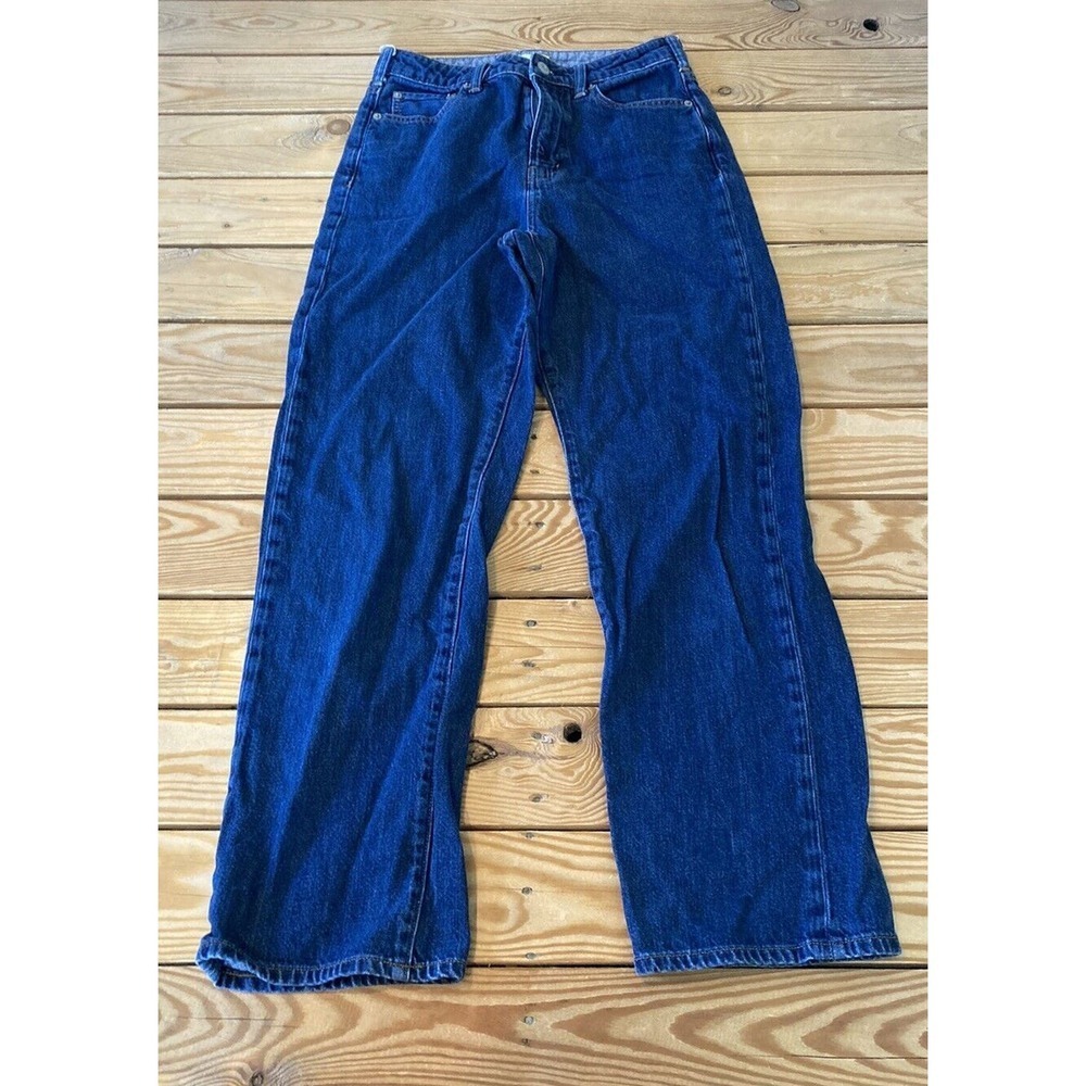Earth Music Ecology Wide Leg Jeans Size Medium Women’s Blue